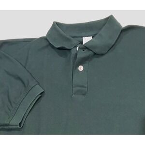 Men's Polo Shirt Size 3XL Dark Green BEFORE